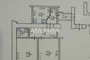 2-rooms apartment apartment by the address st. Vagonnaya ul (area 45 m²) - Atlanta.ua - фото 24