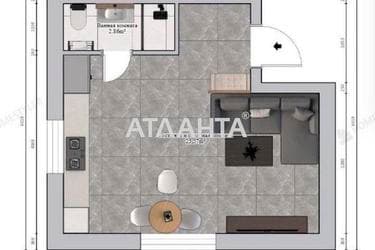 1-комнатная квартира по адресу Ясный пер. (площадь 28,7 м²) - Atlanta.ua - фото 12