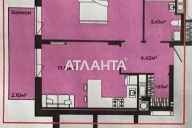 1-комнатная квартира по адресу ул. Львовская (площадь 49 м²) - Atlanta.ua - фото 26