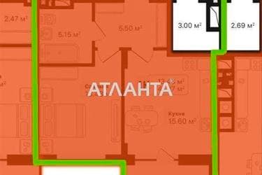 1-комнатная квартира по адресу ул. Лесная (площадь 41,4 м²) - Atlanta.ua - imageAlt 15