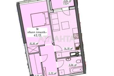 1-комнатная квартира по адресу Курортный пер. (площадь 45,1 м²) - Atlanta.ua - фото 7