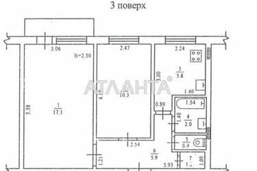 2-rooms apartment apartment by the address st. Vishnevskogo gen per (area 44,1 m²) - Atlanta.ua - photo 16