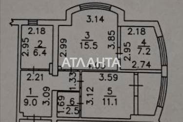 2-комнатная квартира по адресу ул. Иванова (площадь 55,5 м²) - Atlanta.ua - imageAlt 34