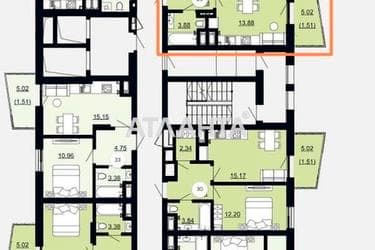 1-кімнатна квартира за адресою Щурата В. Вул. (площа 40,5 м²) - Atlanta.ua - imageAlt 21