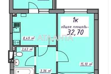 1-комнатная квартира по адресу ул. Массив 10 (площадь 33 м²) - Atlanta.ua - imageAlt 18
