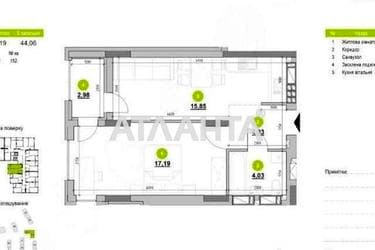 1-комнатная квартира по адресу ул. Роксоляни (площадь 44 м²) - Atlanta.ua - imageAlt 11