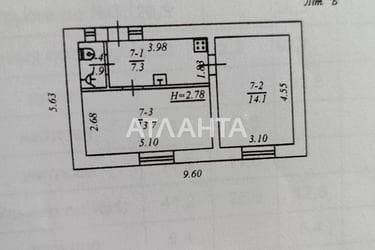 2-rooms apartment apartment (area 37 m²) - Atlanta.ua - фото 28