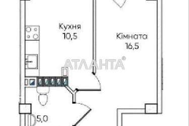 1-комнатная квартира по адресу ул. Паустовского (площадь 33 м²) - Atlanta.ua - imageAlt 10