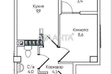 1-комнатная квартира по адресу ул. Паустовского (площадь 30 м²) - Atlanta.ua - imageAlt 10