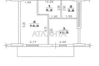 1-комнатная квартира по адресу Люстдорфская дор. (площадь 36,6 м²) - Atlanta.ua - фото 9
