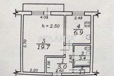 1-комнатная квартира по адресу ул. Ростовская (площадь 37 м²) - Atlanta.ua - фото 20