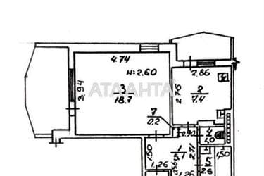 1-комнатная квартира по адресу Небесной Сотни пр. (площадь 41,6 м²) - Atlanta.ua - фото 27