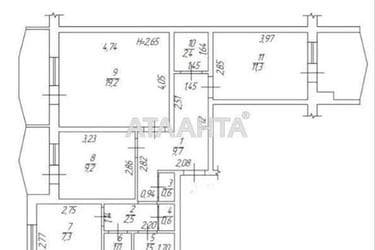 3-комнатная квартира по адресу Добровольского пр. (площадь 72 м²) - Atlanta.ua - imageAlt 16