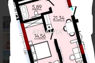 1-комнатная квартира по адресу ул. Аркадийская Аллея (площадь 41,8 м²) - Atlanta.ua - фото 20