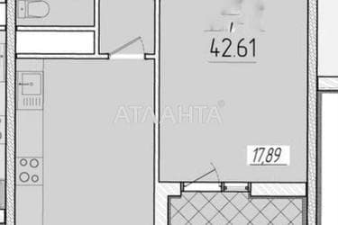1-комнатная квартира по адресу ул. Краснова (площадь 42,6 м²) - Atlanta.ua - фото 24