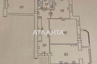 3-комнатная квартира по адресу бульвар бульв. (площадь 95 м²) - Atlanta.ua - фото 32