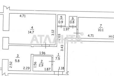 2-комнатная квартира по адресу Фонтанская дор. (площадь 52 м²) - Atlanta.ua - фото 25