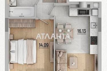1-комнатная квартира по адресу ул. Келецкая (площадь 43,1 м²) - Atlanta.ua - imageAlt 6