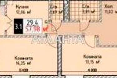 2-комнатная квартира по адресу ул. Сахарова (площадь 58,0 м²) - Atlanta.ua - фото 10