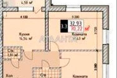 2-комнатная квартира по адресу ул. Сахарова (площадь 70,2 м²) - Atlanta.ua - фото 10