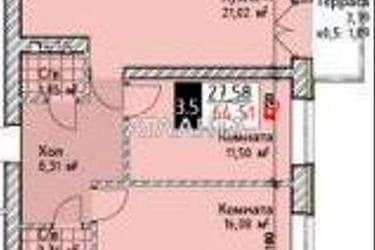 2-комнатная квартира по адресу ул. Сахарова (площадь 64,5 м²) - Atlanta.ua - фото 10