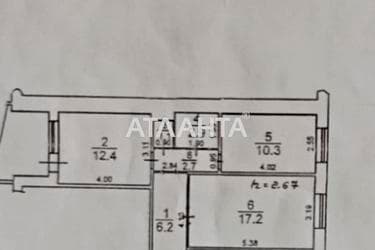3-комнатная квартира по адресу ул. Сахарова (площадь 68,6 м²) - Atlanta.ua - фото 36
