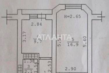 1-комнатная квартира по адресу ул. Бочарова ген. (площадь 37,5 м²) - Atlanta.ua - фото 34
