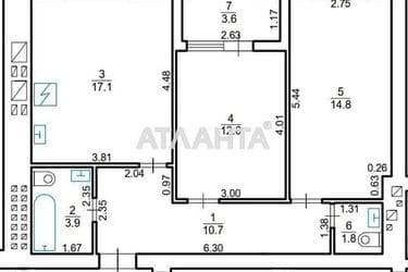 2-комнатная квартира по адресу ул. Героев Крут (площадь 63,9 м²) - Atlanta.ua - фото 10