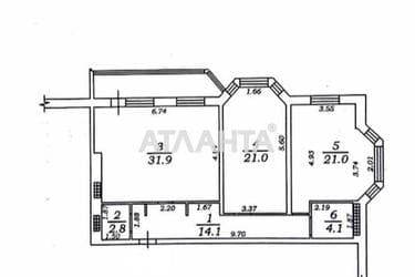 2-комнатная квартира по адресу ул. Костанди (площадь 101 м²) - Atlanta.ua - фото 26