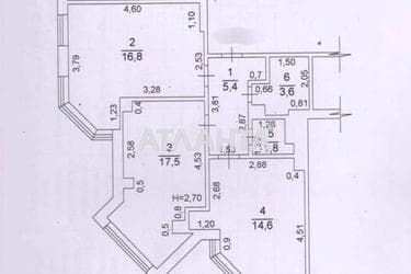 2-комнатная квартира по адресу ул. Разумовская (площадь 62 м²) - Atlanta.ua - фото 17
