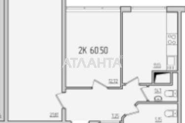 2-комнатная квартира по адресу ул. Жемчужная (площадь 60,5 м²) - Atlanta.ua - фото 30