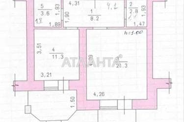 1-кімнатна квартира за адресою вул. Одеська (площа 47,2 м²) - Atlanta.ua - фото 12