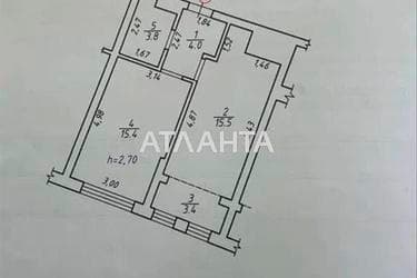 1-комнатная квартира по адресу ул. Зеленая (площадь 42 м²) - Atlanta.ua - фото 14