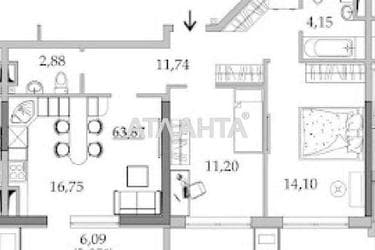1-кімнатна квартира за адресою вул. Вільямса ак. (площа 68 м²) - Atlanta.ua - фото 8