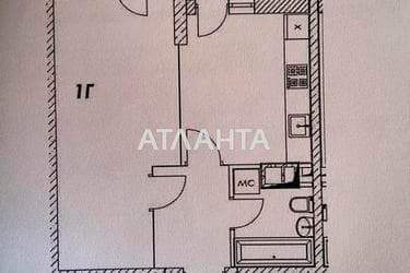 1-room apartment apartment by the address st. Prokhorovskaya Khvorostina (area 41,8 m²) - Atlanta.ua - фото 13