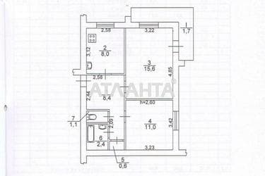 2-комнатная квартира по адресу ул. Леваневского (площадь 49 м²) - Atlanta.ua - imageAlt 44