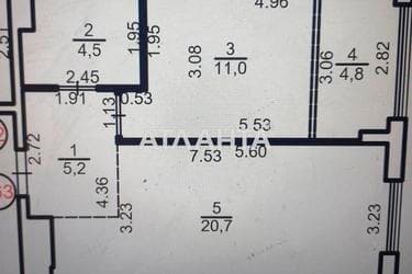 1-комнатная квартира по адресу ул. Лесная (площадь 45,6 м²) - Atlanta.ua - imageAlt 10