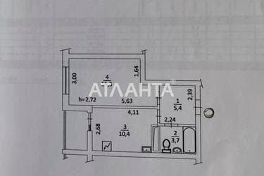 1-room apartment apartment by the address st. Ul Avtozavodskaya (area 38,6 m²) - Atlanta.ua - фото 20