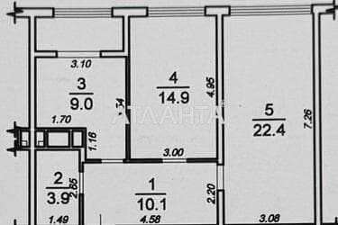 2-кімнатна квартира за адресою вул. Перлинна (площа 64 м²) - Atlanta.ua - фото 18