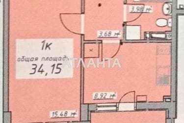 1-кімнатна квартира за адресою вул. Європейська (площа 34 м²) - Atlanta.ua - фото 14