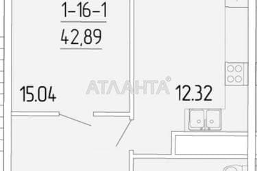 1-room apartment apartment by the address st. Krasnova (area 43 m²) - Atlanta.ua - photo 18