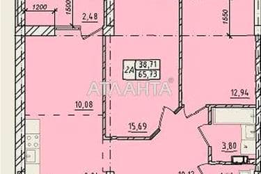 2-комнатная квартира по адресу ул. Пестеля (площадь 65,7 м²) - Atlanta.ua - imageAlt 10