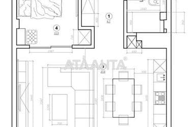 1-room apartment apartment by the address st. Arkadiyskoe plato Gagarinskoe plato (area 62 m²) - Atlanta.ua - imageAlt 28