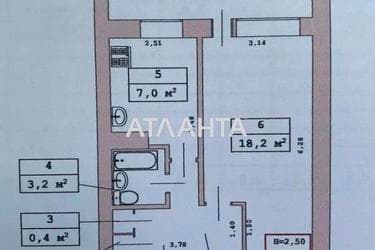1-комнатная квартира по адресу Гринченко Б. Ул. (площадь 37 м²) - Atlanta.ua - фото 17