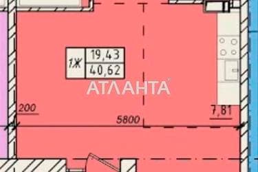 1-room apartment apartment by the address st. Pestelya (area 40,6 m²) - Atlanta.ua - imageAlt 12