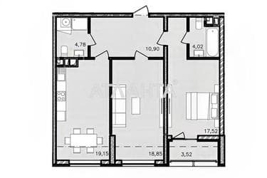 2-комнатная квартира по адресу ул. Франко Ивана (площадь 79,3 м²) - Atlanta.ua - imageAlt 13