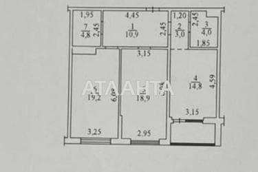 2-комнатная квартира по адресу ул. Франко Ивана (площадь 78,3 м²) - Atlanta.ua - imageAlt 16