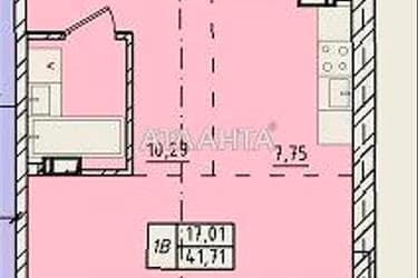 1-комнатная квартира по адресу ул. Пестеля (площадь 41,7 м²) - Atlanta.ua - imageAlt 12
