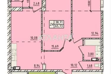 2-комнатная квартира по адресу ул. Пестеля (площадь 65,7 м²) - Atlanta.ua - imageAlt 10