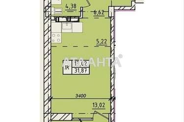 1-комнатная квартира по адресу ул. Пестеля (площадь 31,9 м²) - Atlanta.ua - imageAlt 10